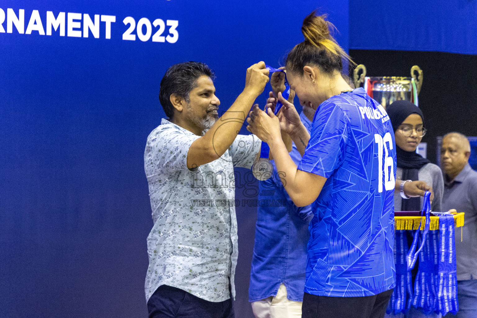 Final of Women's Division of Volleyball Association Cup 2023 held in Male', Maldives on Tuesday, 9th January 2024 at Social Center Indoor Hall Photos By: Nausham Waheed /images.mv