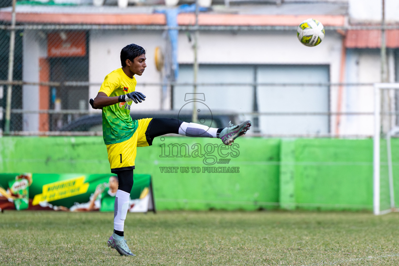 Day 2 of MILO Academy Championship 2024 held in Henveyru Stadium, Male', Maldives on Thursday, 1st November 2024. Photos:Hassan Simah / Images.mv