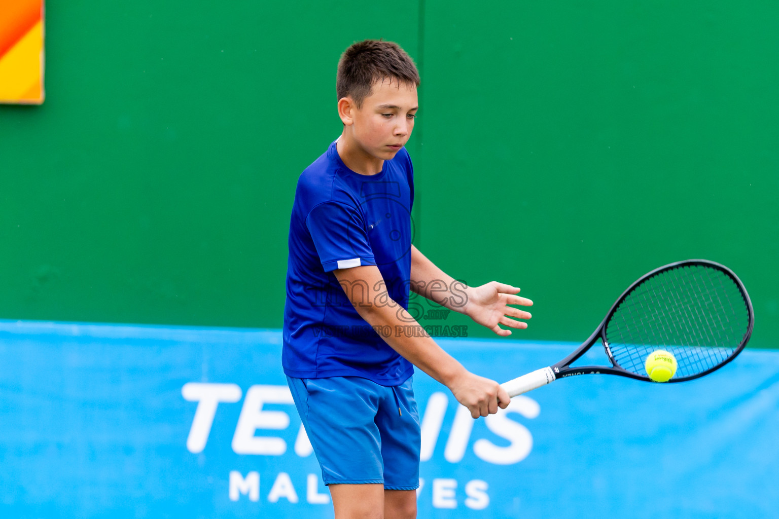 Day 6 of ATF Maldives Junior Open Tennis was held in Male' Tennis Court, Male', Maldives on Tuesday, 17th December 2024. Photos: Nausham Waheed/ images.mv