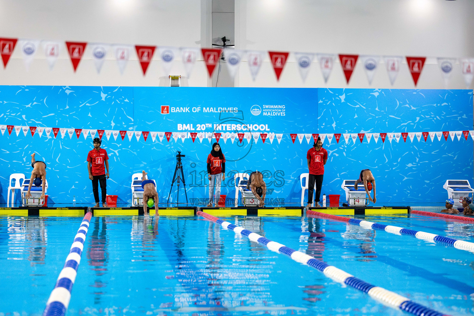 20th Inter-school Swimming Competition 2024 held in Hulhumale', Maldives on Monday, 14th October 2024. 
Photos: Hassan Simah / images.mv