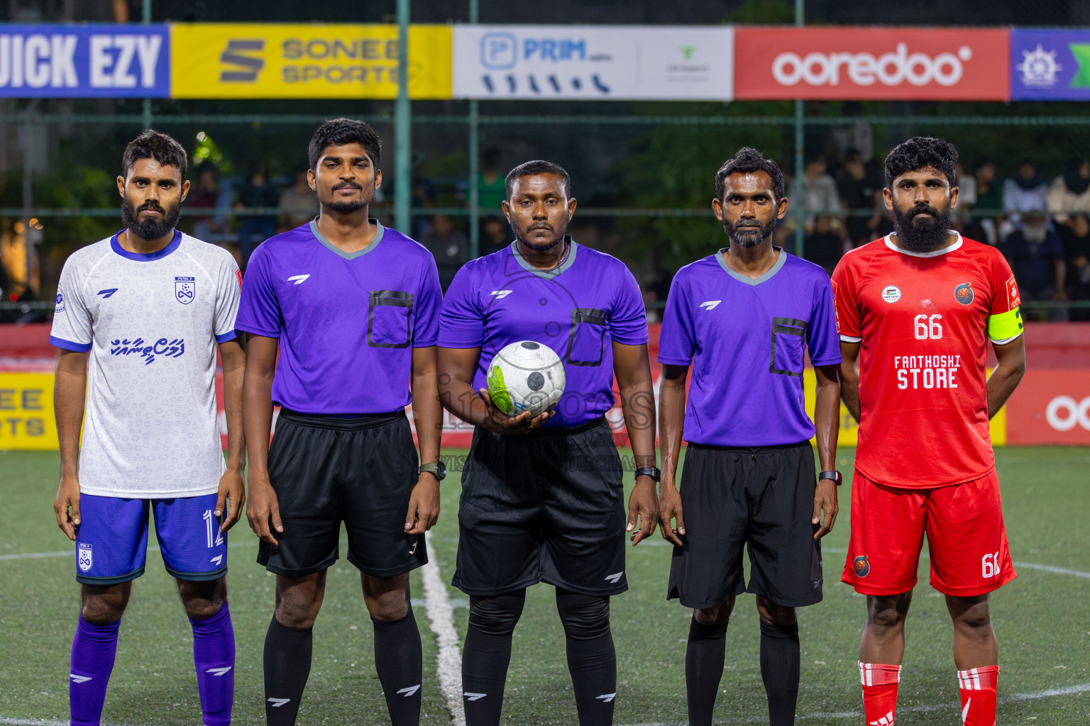 F Bilehdhoo vs F Dharanboodhoo in Day 3 of Golden Futsal Challenge 2024 was held on Thursday, 18th January 2024, in Hulhumale', Maldives Photos: Mohamed Mahfooz Moosa / images.mv