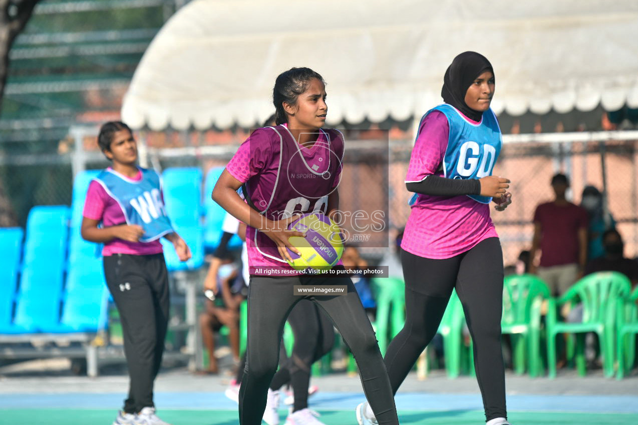 Day 1 of Junior Netball Championship 2022 on 5 March 2022 held in Male', Maldives. Photos by Nausham Waheed.