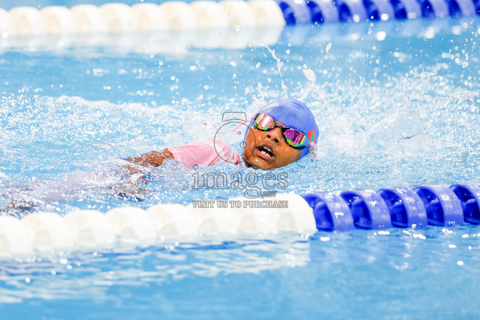 Day 1 of BML 6th National Kids Swimming Kids Festival 2025 held in Hulhumale', Maldives on Monday, 3rd November 2024. Photos: Hassan Simah / images.mv