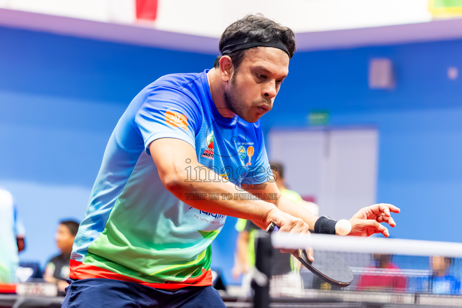 Day 1 of 1st Thoddoo Masters Table Tennis Tournament was held on Thursday, 21st August 2025 in AA Thoddoo, Maldives. Photos: Nausham Waheed / images.mv