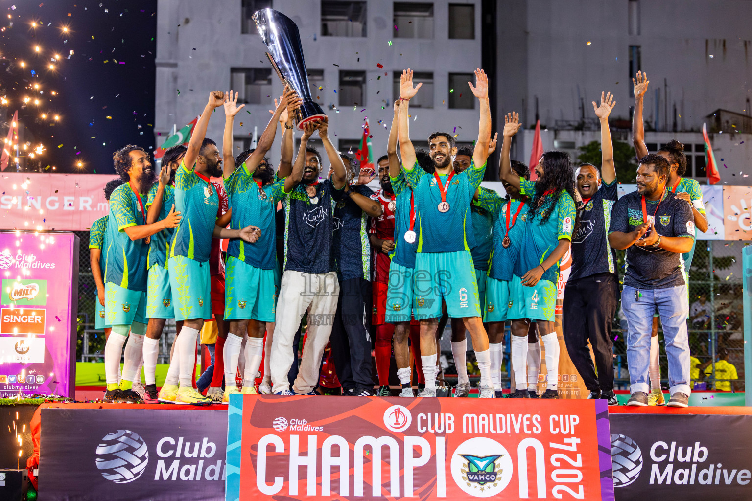 Final of Club Maldives Cup 2024 was held in Rehendi Futsal Ground, Hulhumale', Maldives on Friday, 18th October 2024. Photos: Nausham Waheed/ images.mv