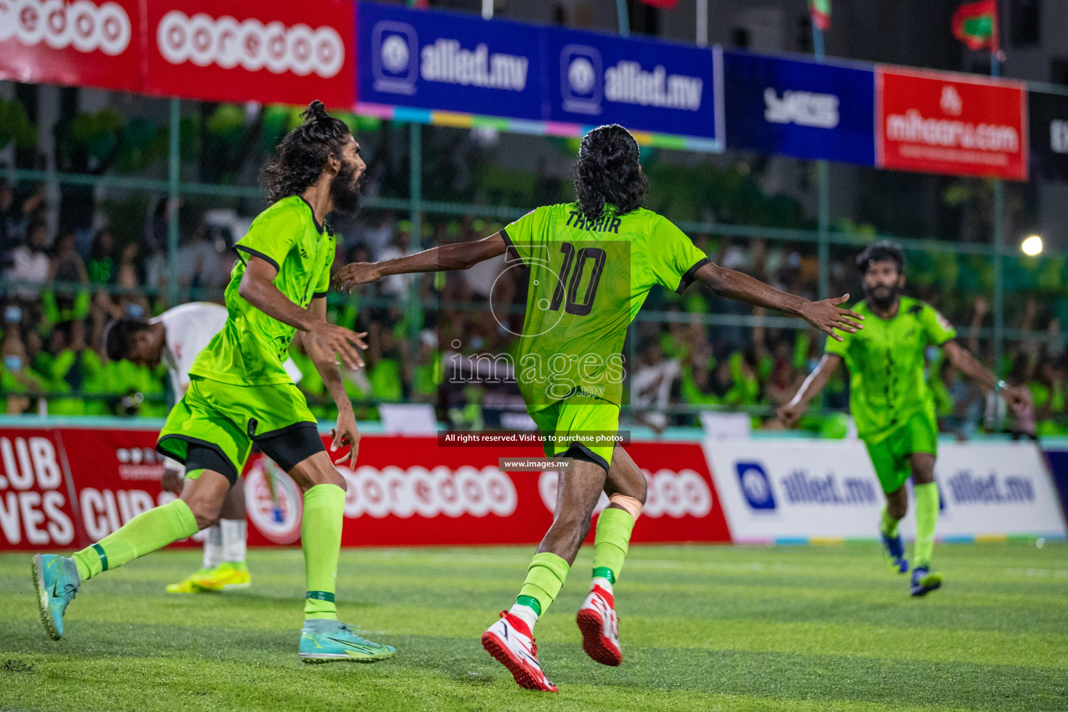 Team FSM Vs Prisons Club in the Semi Finals of Club Maldives 2021 held in Hulhumale, Maldives on 15 December 2021. Photos: Ismail Thoriq / images.mv