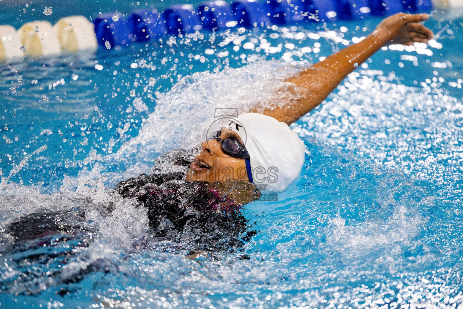 Day 4 of National Swimming Championship 2024 held in Hulhumale', Maldives on Monday, 16th December 2024. Photos: Hassan Simah / images.mv