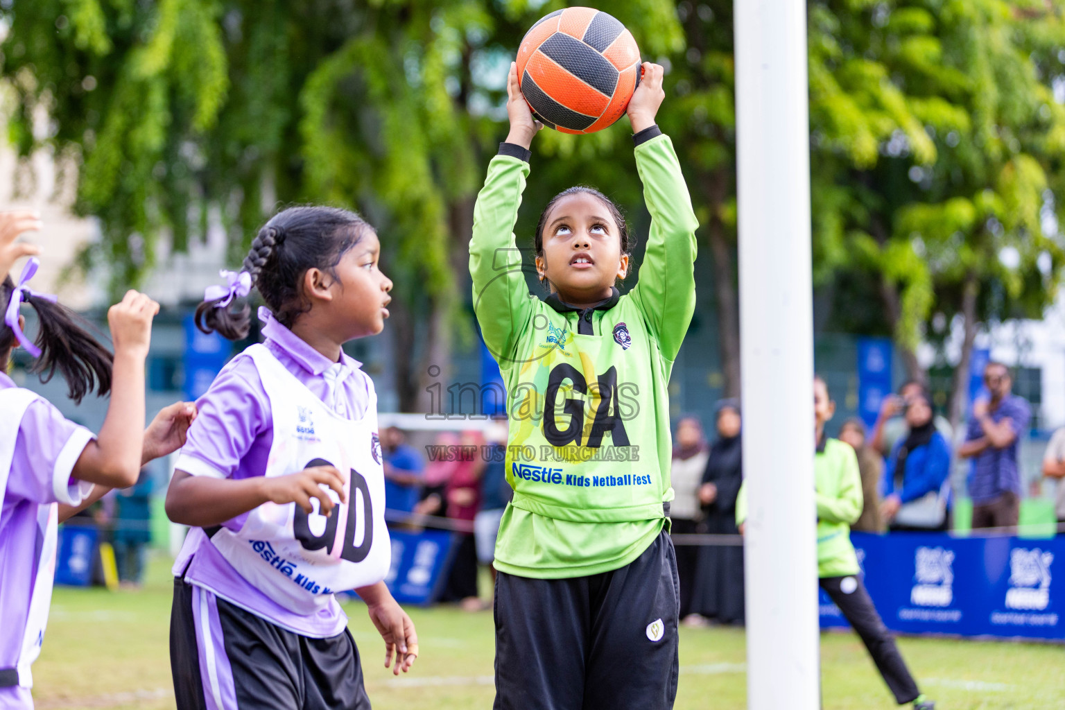 Day 3 of Nestle' Kids Netball Fiesta 2023 held in Henveyru Stadium, Male', Maldives on Saturday, 2nd December 2023. Photos by Nausham Waheed / Images.mv