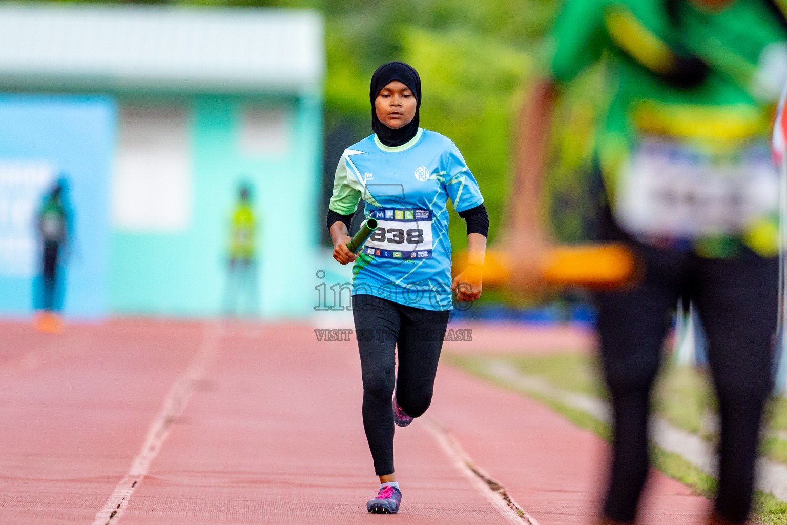 Day 4 of MWSC Interschool Athletics Championships 2024 held in Hulhumale Running Track, Hulhumale, Maldives on Tuesday, 12th November 2024. Photos by: Nausham Waheed / Images.mv