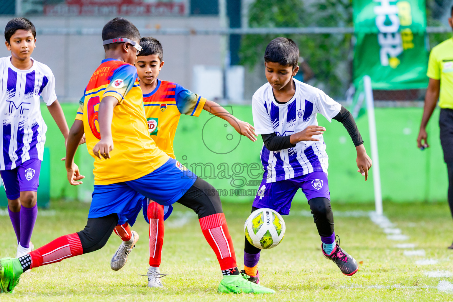Day 2 of MILO Academy Championship 2025 (U-12) was held at Henveiru Stadium in Male', Maldives on Friday, 2nd May 2025. Photos: Nausham Waheed  / images.mv