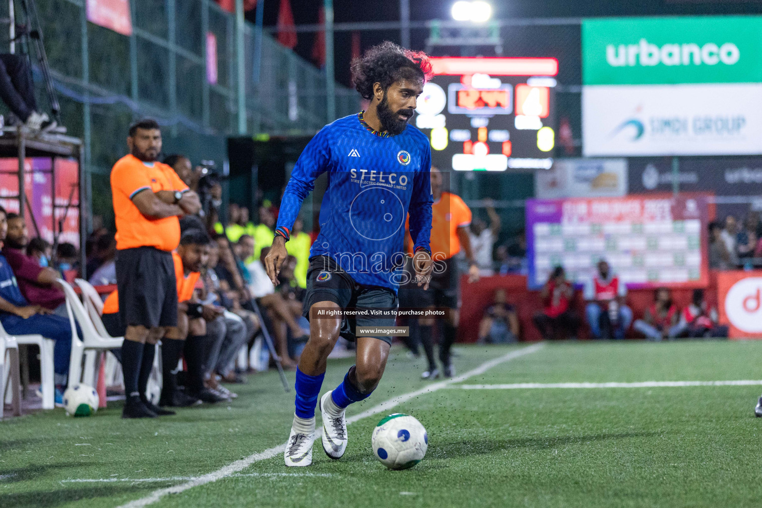 STELCO vs United BML in Quarter Final of Club Maldives Cup 2023 held in Hulhumale, Maldives, on Saturday, 12th August 2023Photos: Nausham Waheed