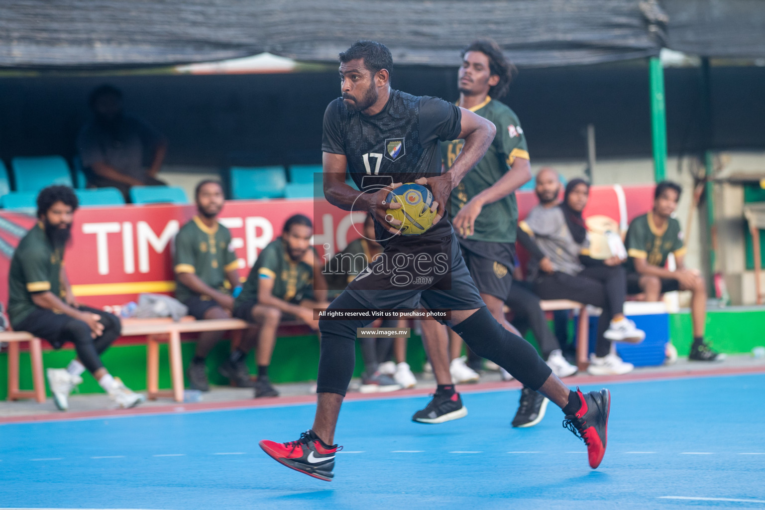 Day 5 of 6th MILO Handball Maldives Championship 2023, held in Handball ground, Male', Maldives on Friday, 24th May 2023 Photos: Shuu Abdul Sattar/ Images.mv