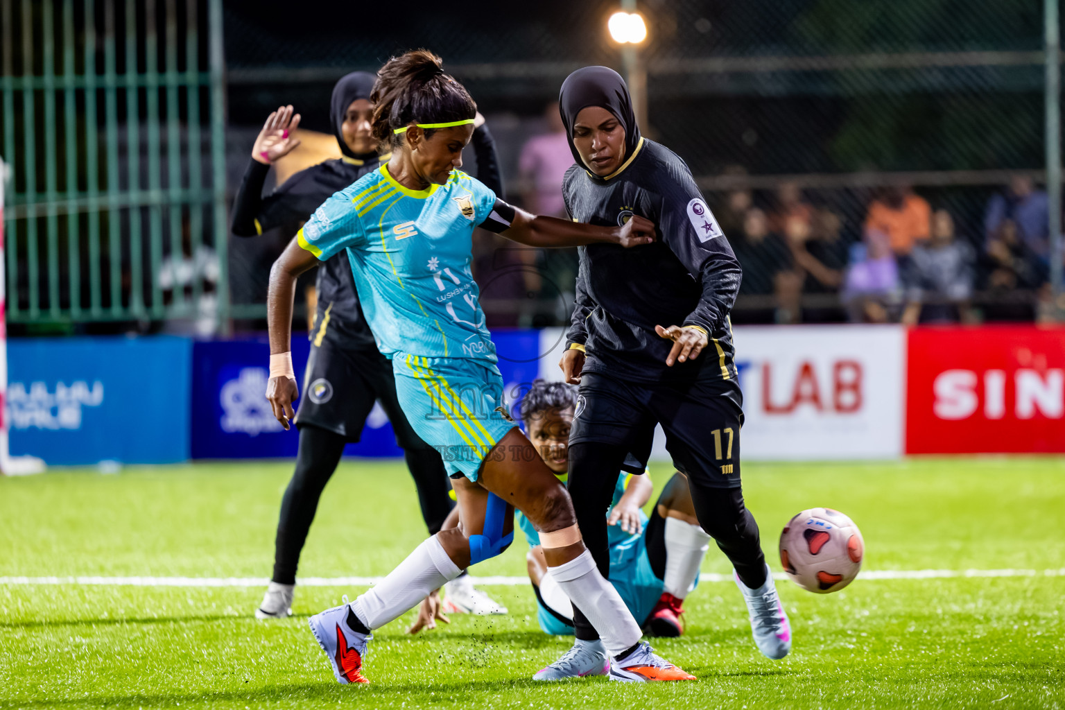 Trade Club vs Dhaahily Club in Eighteen Thirty 2025 was held in Rehendi Futsal Ground, Hulhumale', Maldives on Sunday, 21st September 2025. Photos: Nausham Waheed / images.mv