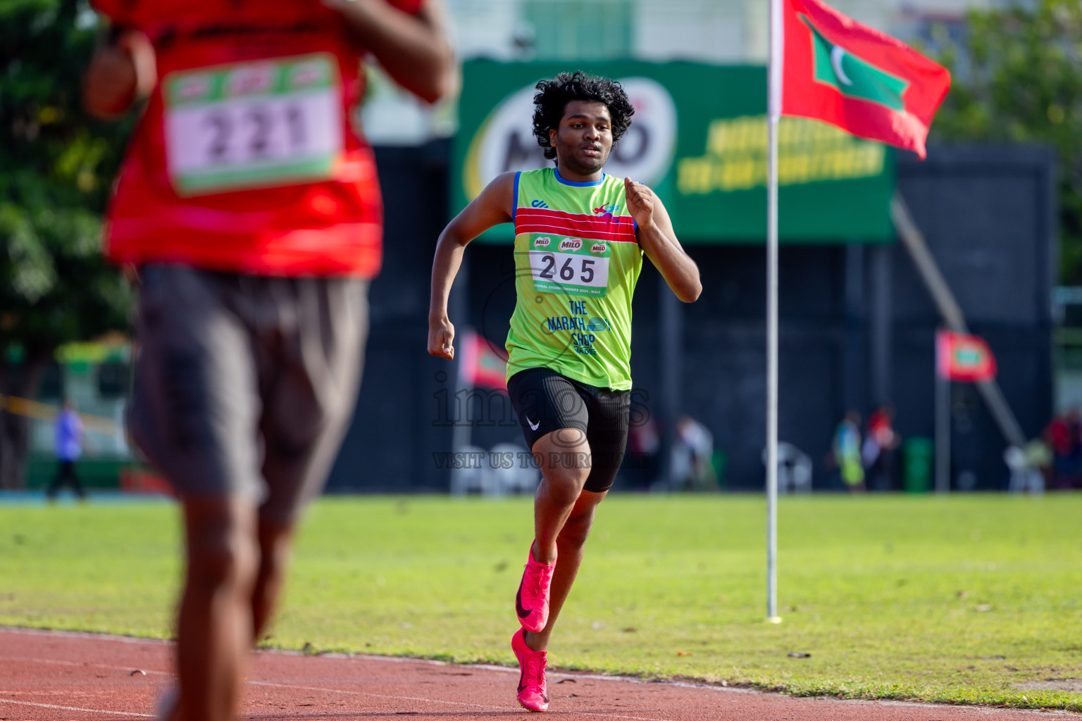 Day 1 of 33rd National Athletics Championship was held in Ekuveni Track at Male', Maldives on Thursday, 5th September 2024. Photos: Nausham Waheed / images.mv