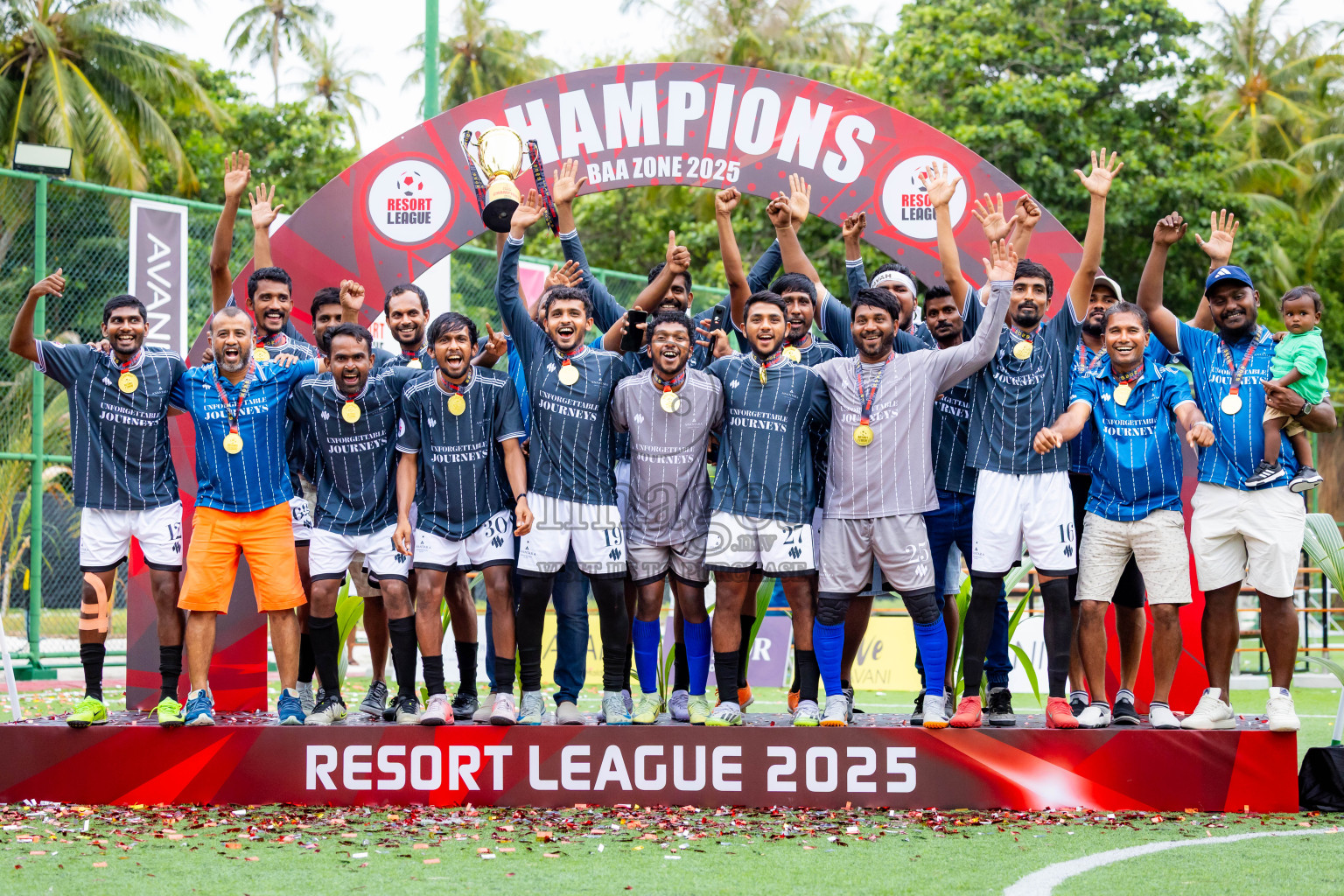 Anantara vs Finolhu in Final of Resort League 2025 (Baa Zone) was held on Friday, 18th July 2025 in Avani+ Fares Maldives Resort, Baa Atoll, Maldives. Photos: Nausham Waheed  / images.mv