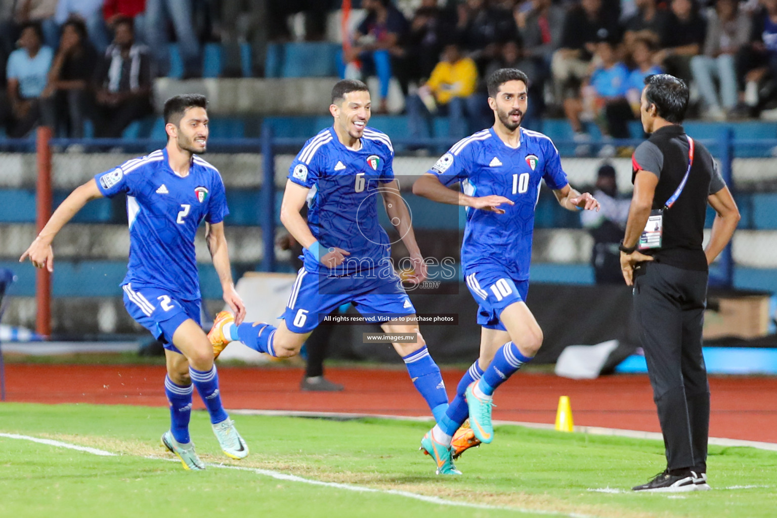 Kuwait vs India in the Final of SAFF Championship 2023 held in Sree Kanteerava Stadium, Bengaluru, India, on Tuesday, 4th July 2023. Photos: Nausham Waheed, Hassan Simah / images.mv