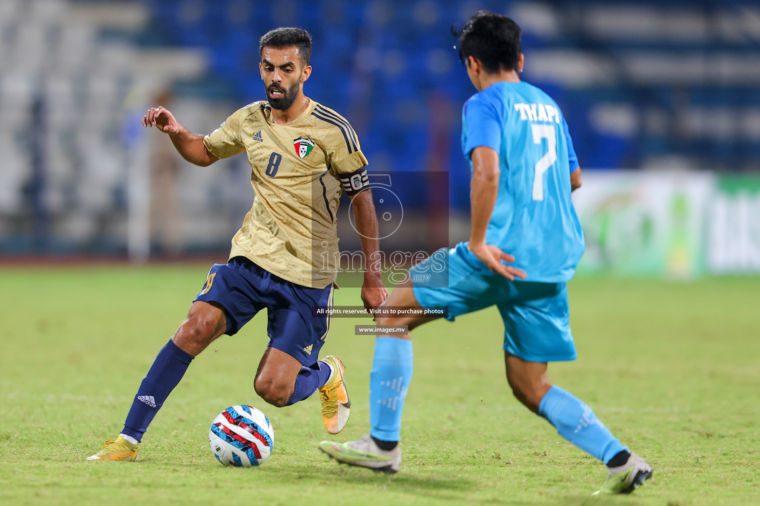 India vs Kuwait in SAFF Championship 2023 held in Sree Kanteerava Stadium, Bengaluru, India, on Tuesday, 27th June 2023. Photos: Nausham Waheed, Hassan Simah / images.mv