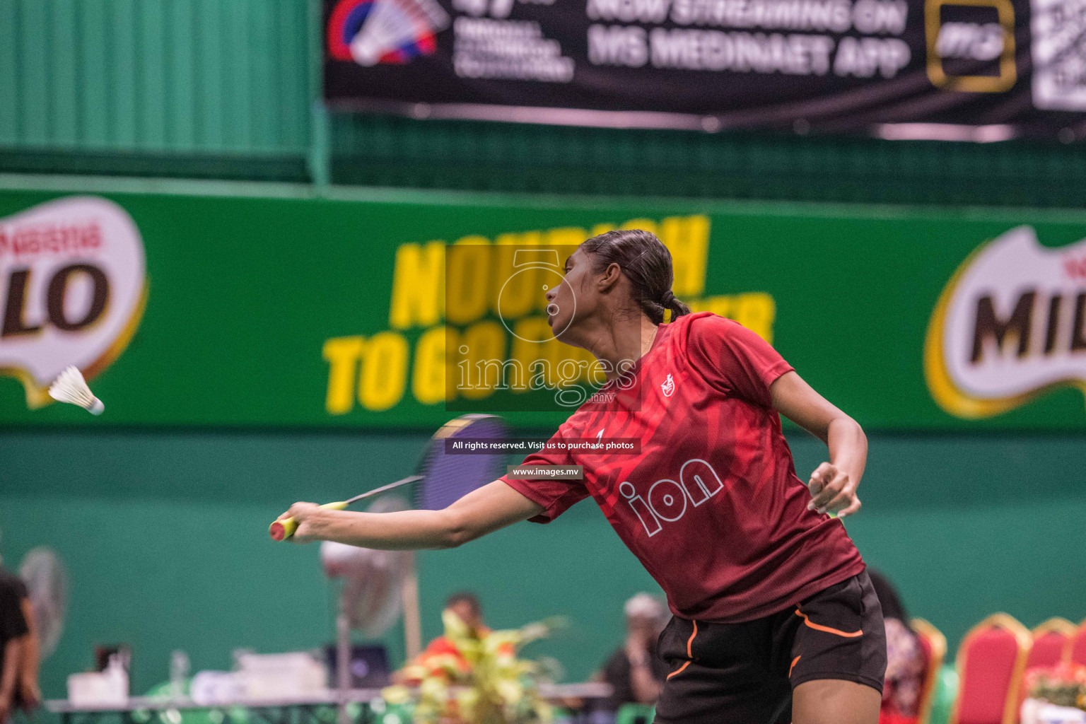 Day 4 of Badminton association mixed group championship 2021 held in Male', Maldives Photos by Nausham Waheed