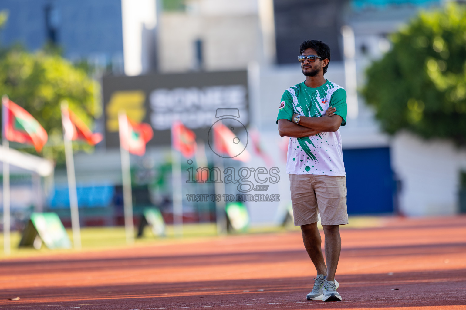 Day 1 of 12th Milo Association Championships was held in Ekuveni Track at Male', Maldives on Thursday, 24th April 2025.
Photos: Ismail Thoriq / images.mv