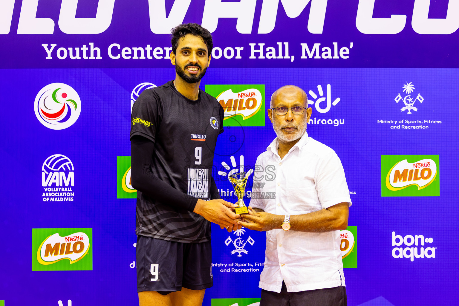 Sports Club City vs Dhivehi Sifainge Club in Semi Final of MILO VAM Cup 2024 Men's Division was held in Social Center Indoor Hall on Friday, 1st September 2024. Photos: Nausham Waheed / images.mv