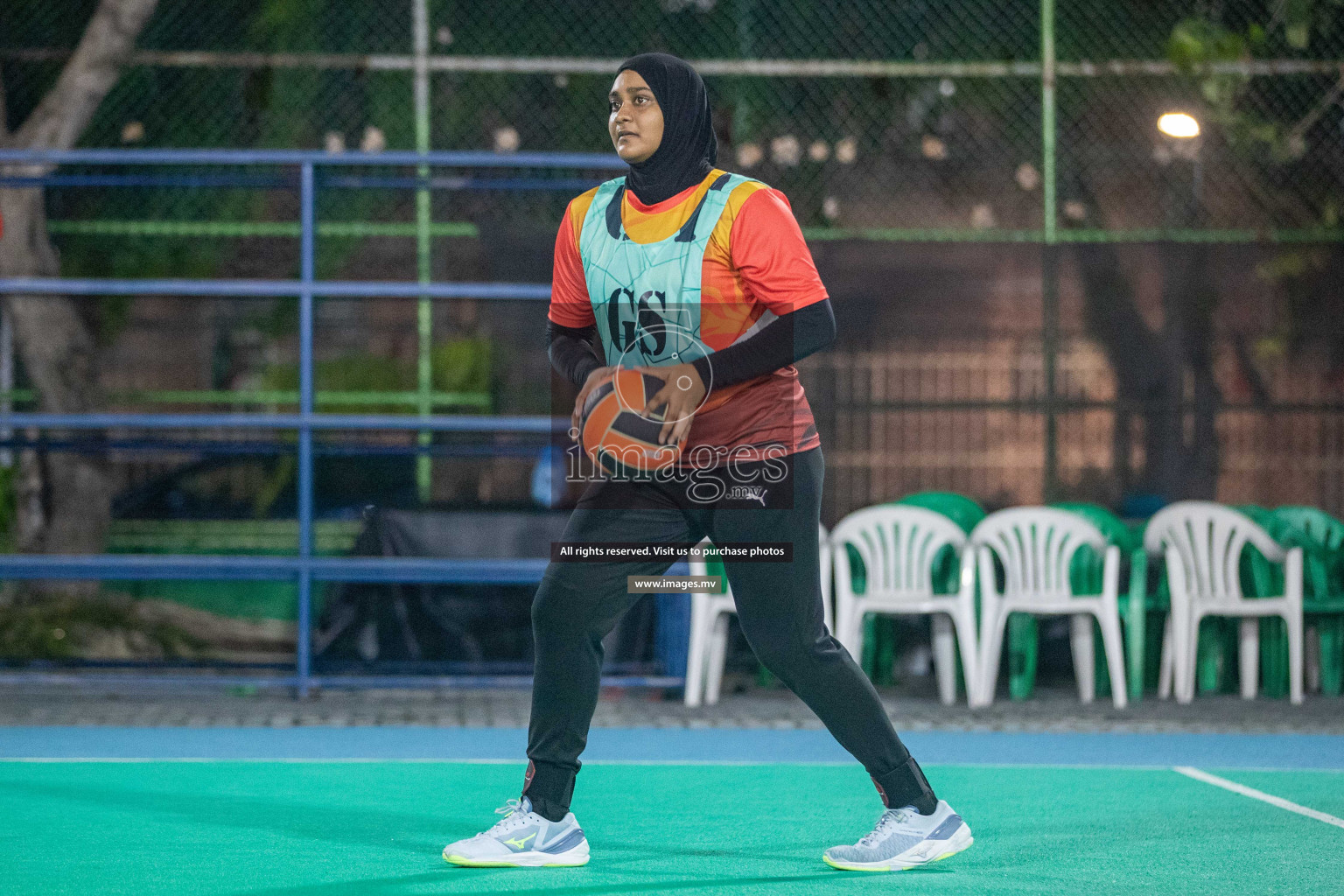 Day 6 of 20th Milo National Netball Tournament 2023, held in Synthetic Netball Court, Male', Maldives on 4th June 2023 Photos: Nausham Waheed/ Images.mv