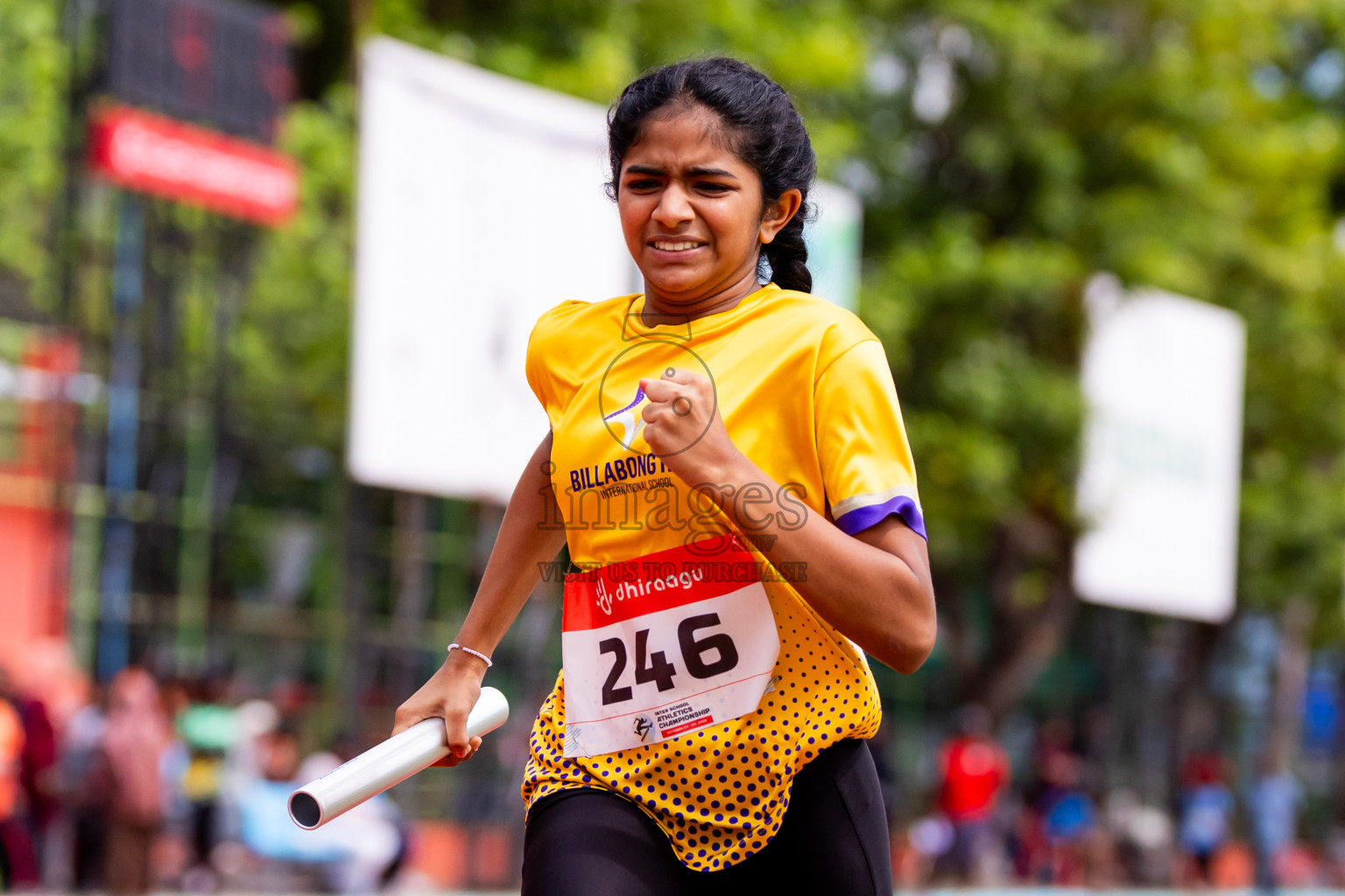 Day 6 of Inter-school Athletics Championship 2025 held in Ekuveni Synthetic Track, Male', Maldives on Sunday, 12th October 2025. Photos by: Nausham Waheed / Images.mv