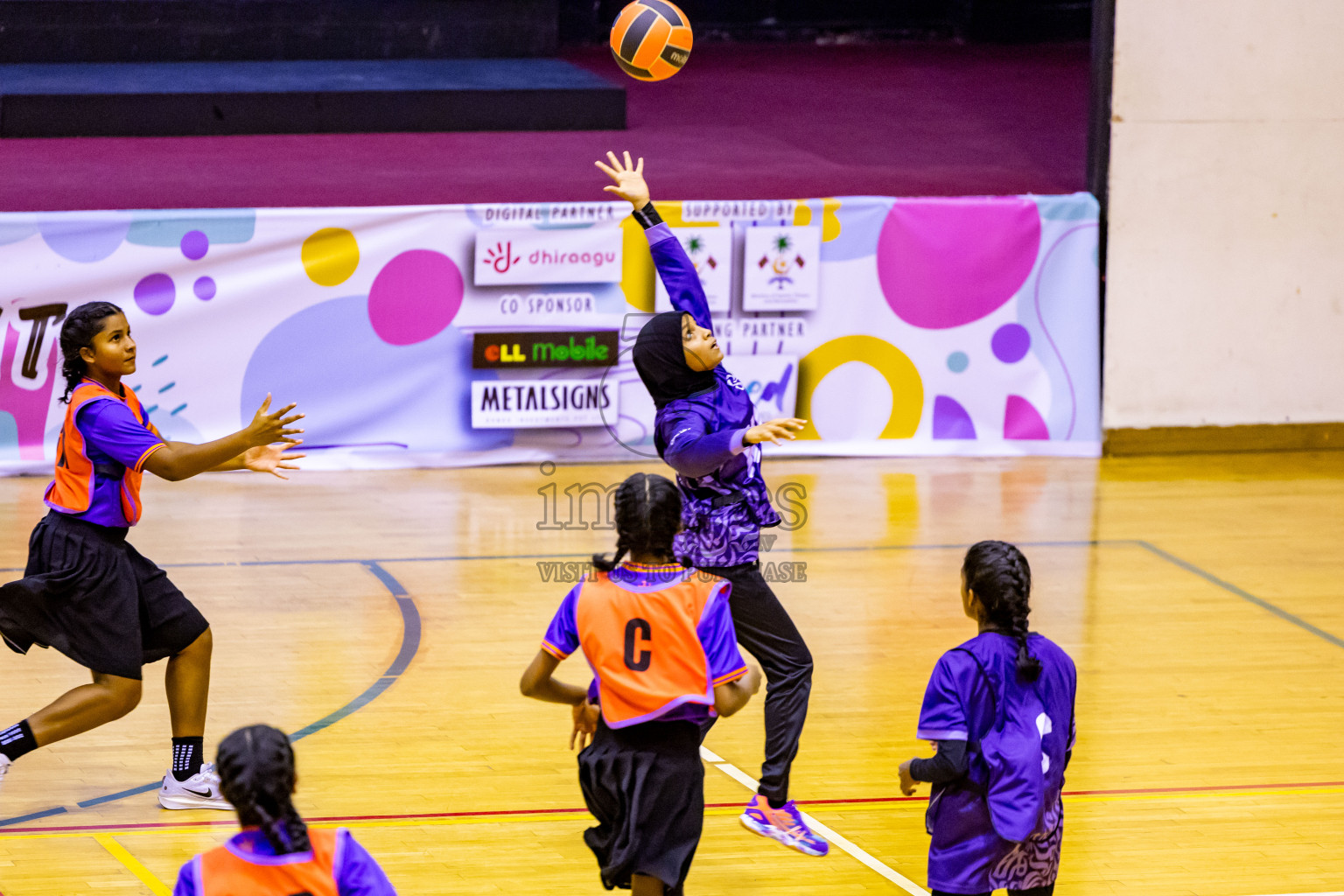 Day 13 of 25th Inter-School Netball Tournament was held in Social Center at Male', Maldives on Saturday, 24th August 2024. Photos: Nausham Waheed / images.mv