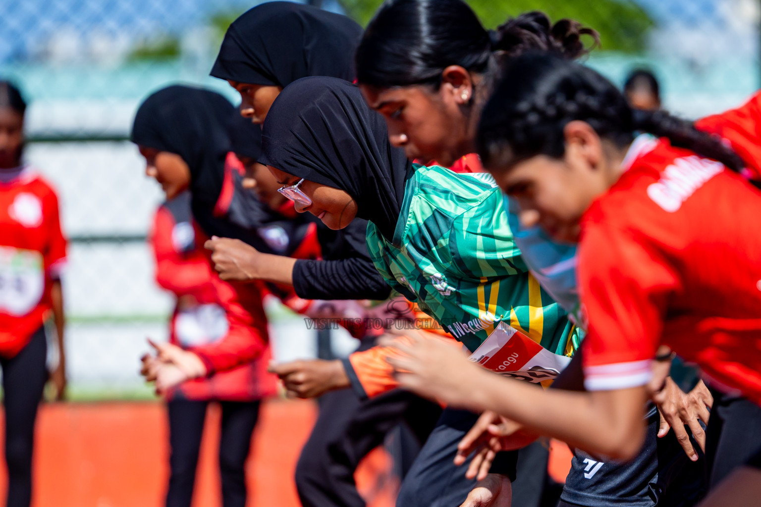 Day 1 of Inter-school Athletics Championship 2025 held in Ekuveni Synthetic Track, Male', Maldives on Monday, 06th October 2025. Photos by: Nausham Waheed / Images.mv