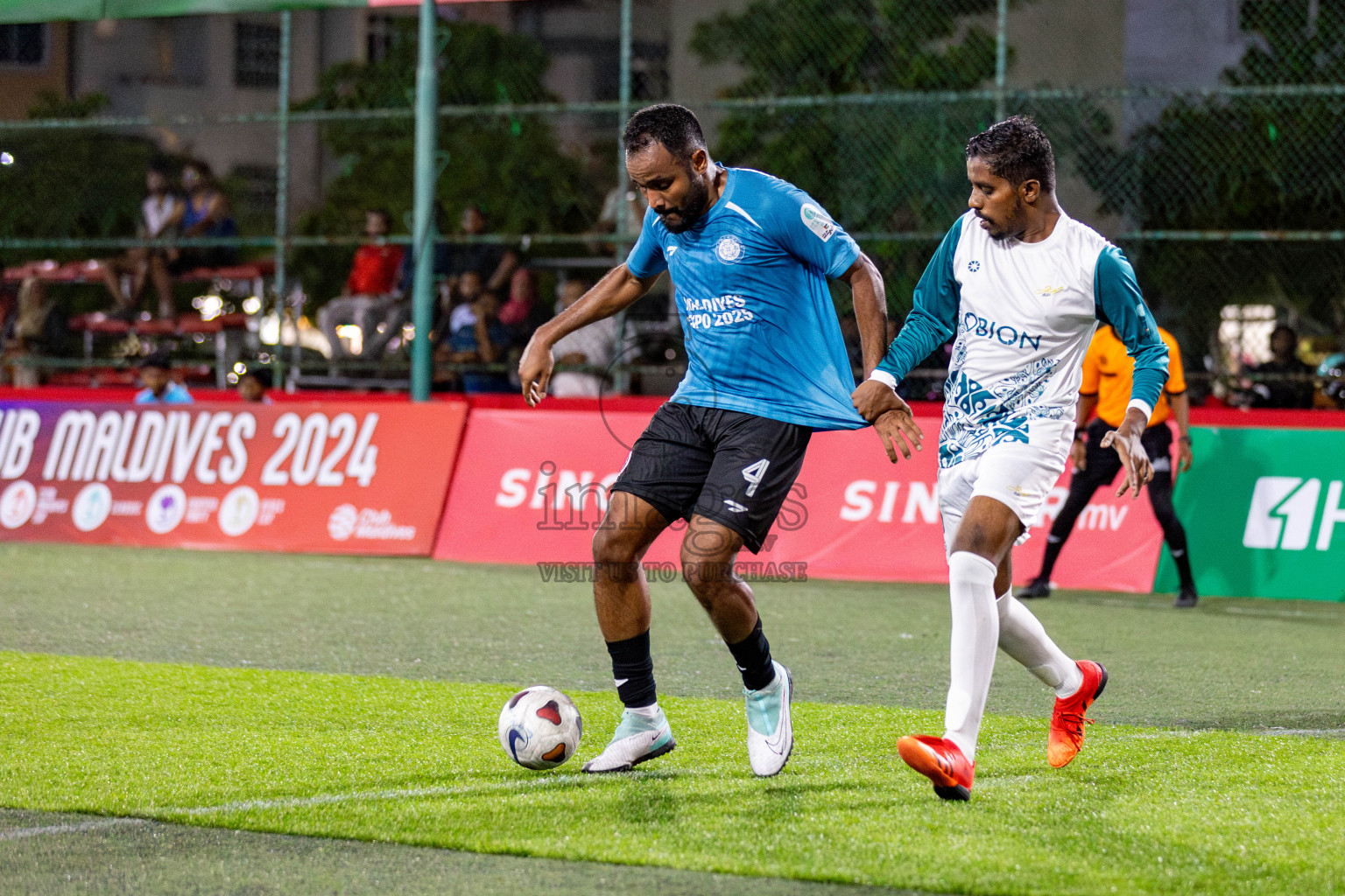 Trade Club vs Higher Education in Club Maldives Classic 2024 held in Rehendi Futsal Ground, Hulhumale', Maldives on Sunday, 8th September 2024. Photos: Hassan Simah / images.mv