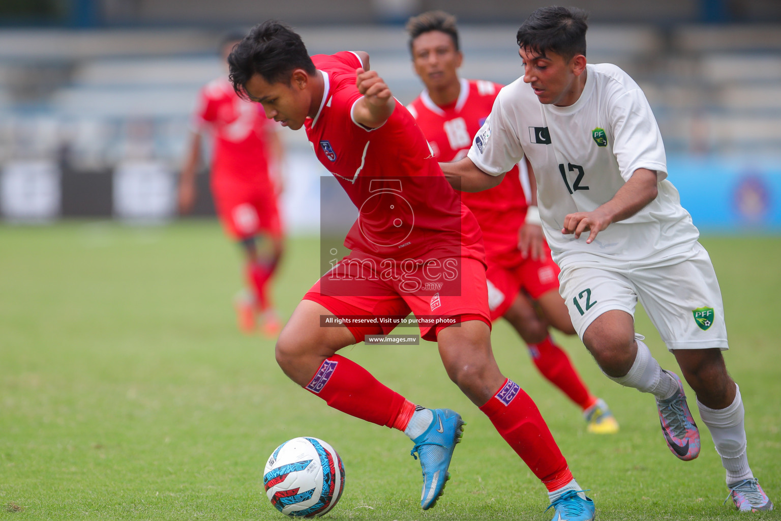 Nepal vs Pakistan in SAFF Championship 2023 held in Sree Kanteerava Stadium, Bengaluru, India, on Tuesday, 27th June 2023. Photos: Nausham Waheed, Hassan Simah / images.mv