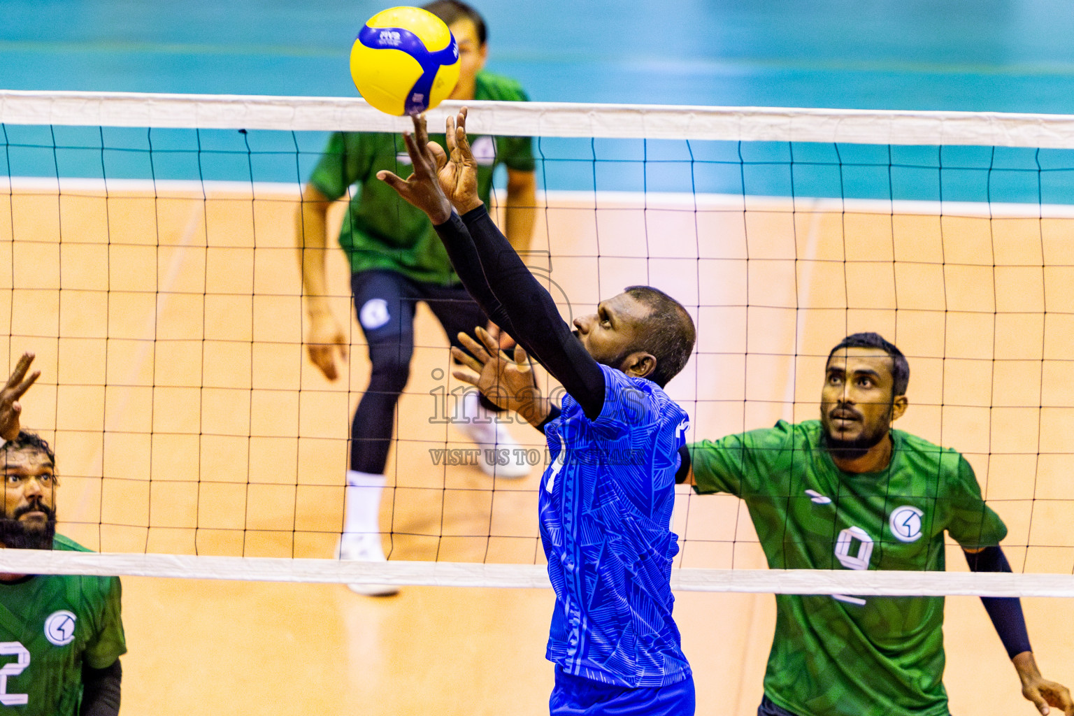 Police Club vs Club HDC in Semi Final of MILO VAM Cup 2024 Men's Division was held in Social Center Indoor Hall on Friday, 1st September 2024. Photos: Nausham Waheed / images.mv