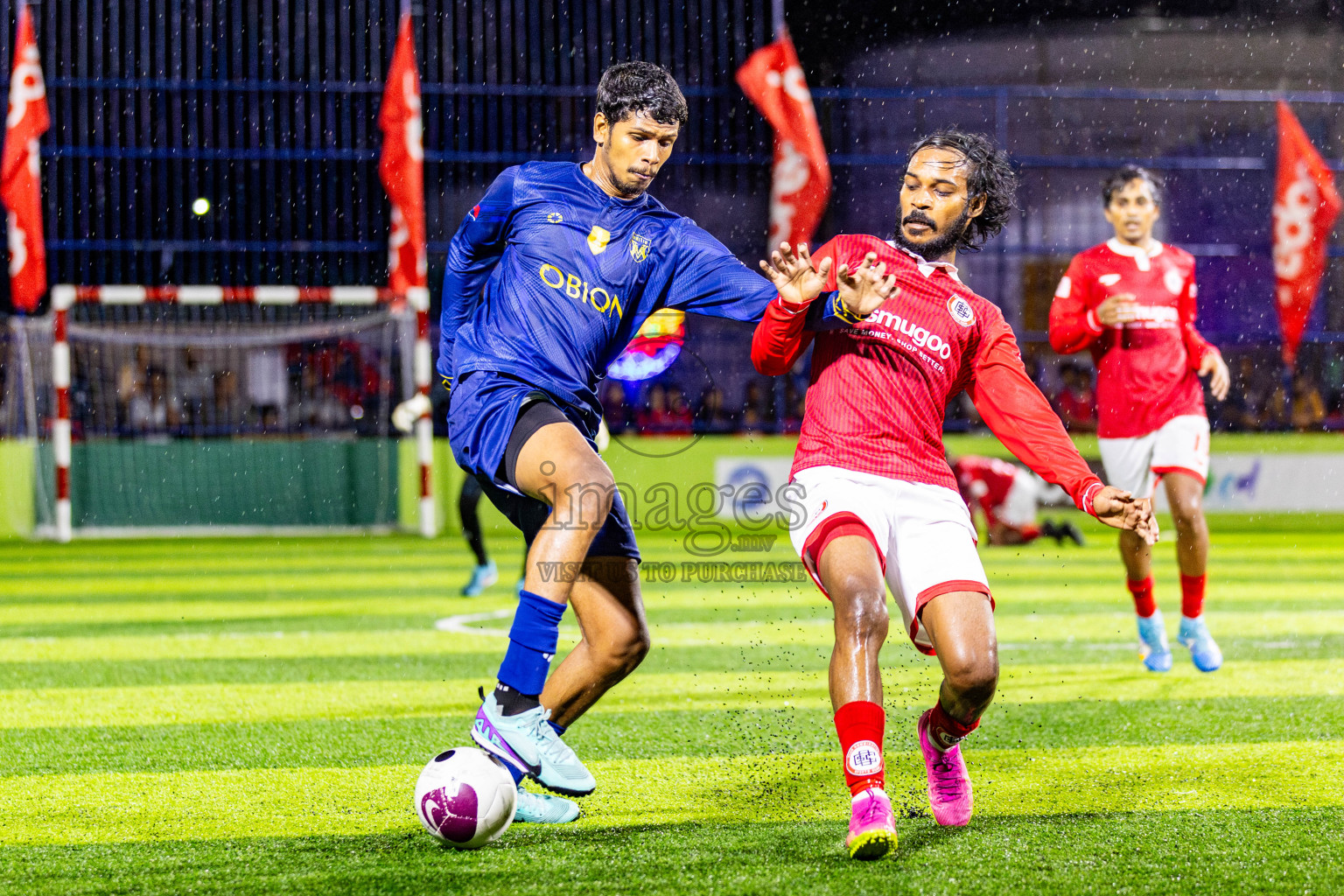 United V vs CC Sports Club in Semi Final of Eydhafushi Futsal Cup 2024 was held on Monday , 15th April 2024, in B Eydhafushi, Maldives Photos: Nausham Waheed / images.mv