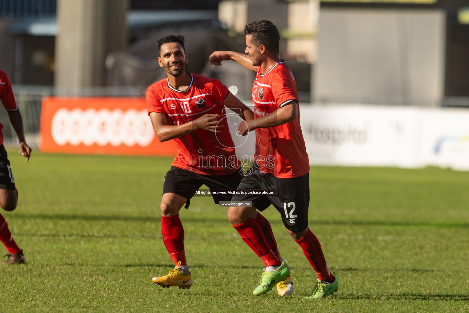 Biss Buru Sports vs JJ Sports Club  in 2nd Division 2022 on 14th July 2022, held in National Football Stadium, Male', Maldives Photos: Hassan Simah / Images.mv