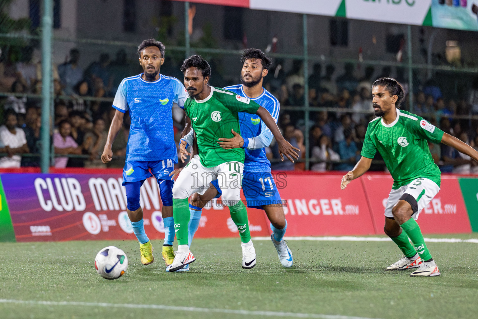 CLUB HDC vs CLUB FEN in Club Maldives Cup 2024 held in Rehendi Futsal Ground, Hulhumale', Maldives on Monday, 23rd September 2024. 
Photos: Mohamed Mahfooz Moosa / images.mv