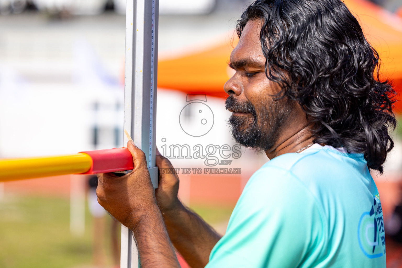 Day 2 of MWSC Interschool Athletics Championships 2024 held in Hulhumale Running Track, Hulhumale, Maldives on Sunday, 10th November 2024. 
Photos by:  Hassan Simah / Images.mv