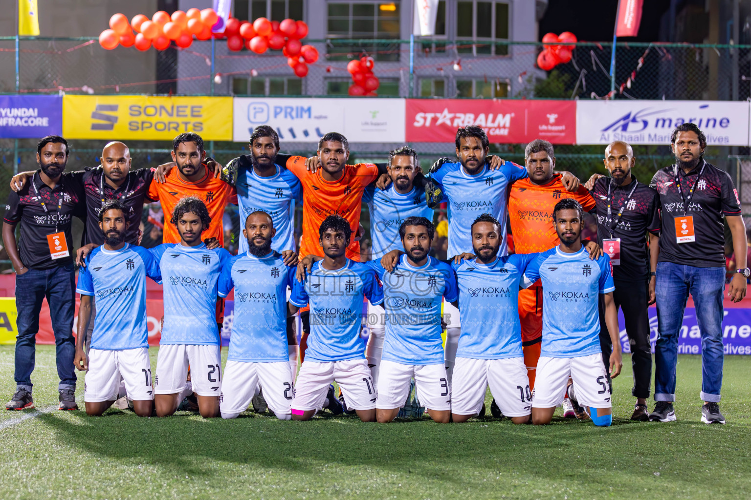 V Keyodhoo vs V Felidhoo in Day 26 of Golden Futsal Challenge 2024 was held on Friday , 9th February 2024 in Hulhumale', Maldives
Photos: Ismail Thoriq / images.mv