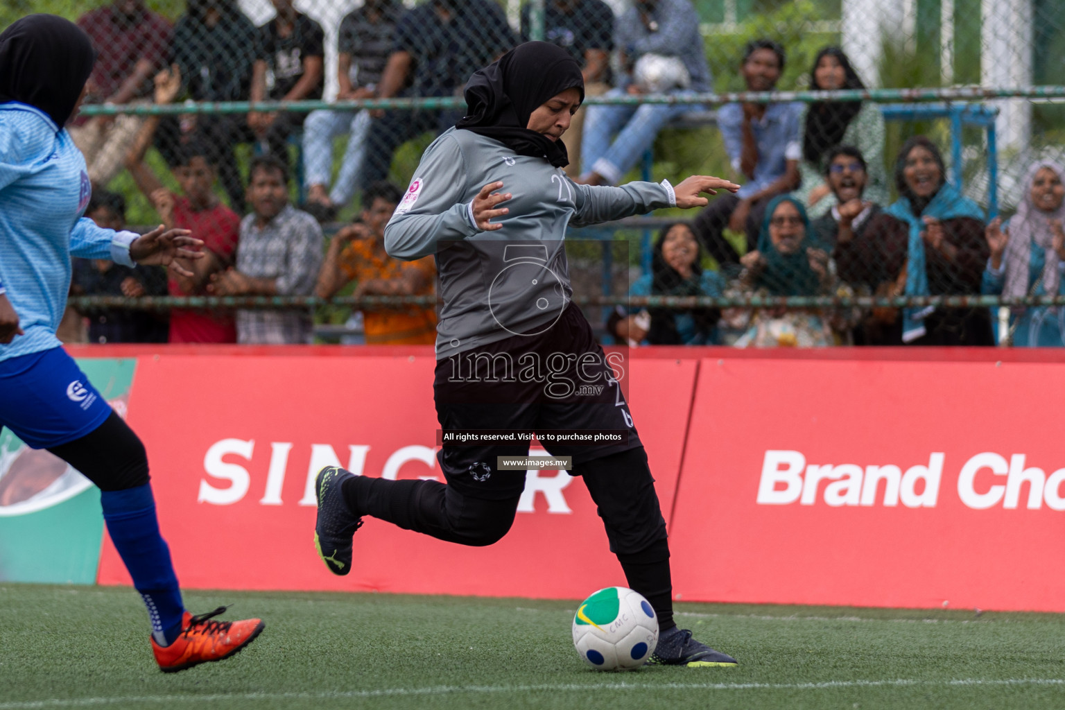 Hulhumale Hospital vs MIRA SC in 18/30 Futsal Fiesta Classic 2023 held in Hulhumale, Maldives, on Friday, 21st July 2023 Photos: Mohamed Mahfooz Moosa / images.mv