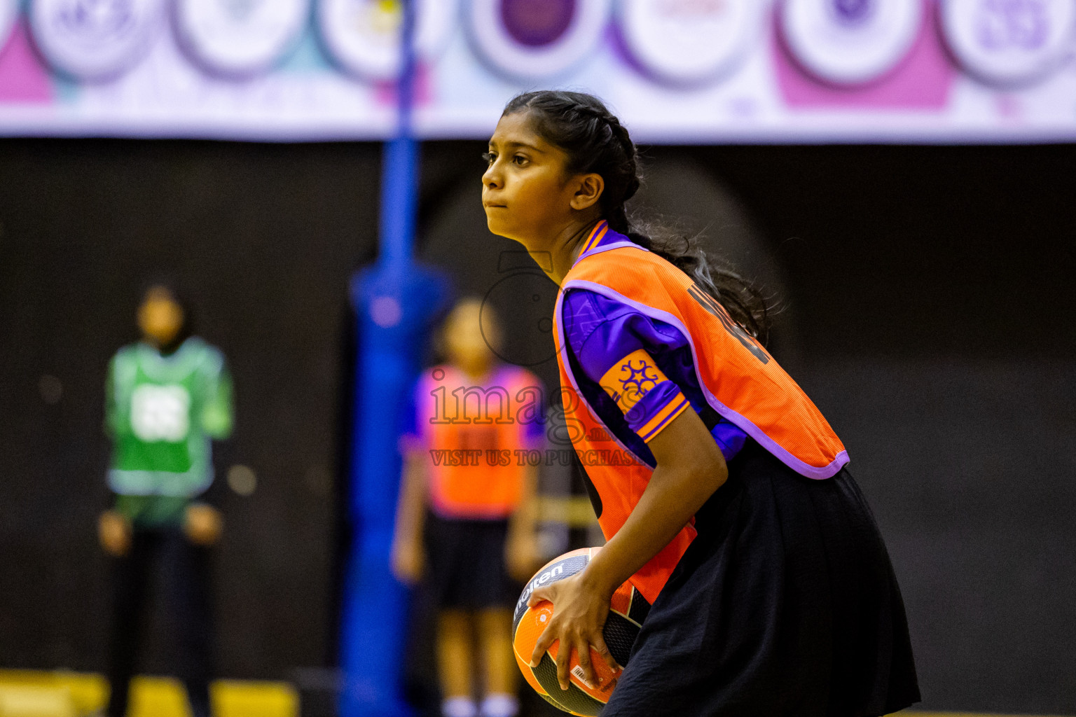 Day 9 of 25th Inter-School Netball Tournament was held in Social Center at Male', Maldives on Monday, 19th August 2024. Photos: Nausham Waheed / images.mv