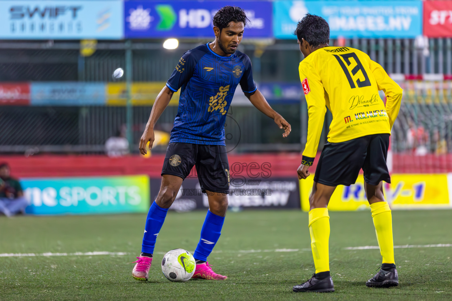 M Dhiggaru vs M Kolhufushi in Day 22 of Golden Futsal Challenge 2024 was held on Monday , 5th February 2024 in Hulhumale', Maldives
Photos: Ismail Thoriq / images.mv