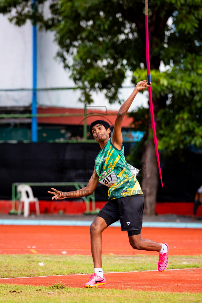 Day 6 of Inter-school Athletics Championship 2025 held in Ekuveni Synthetic Track, Male', Maldives on Sunday, 12th October 2025. Photos by: Nausham Waheed / Images.mv