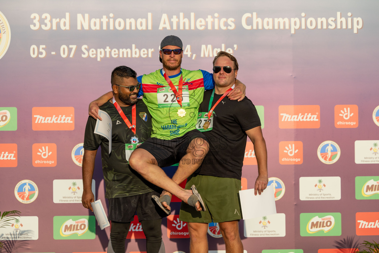 Day 3 of 33rd National Athletics Championship was held in Ekuveni Track at Male', Maldives on Saturday, 7th September 2024. Photos: Suaadh Abdul Sattar / images.mv