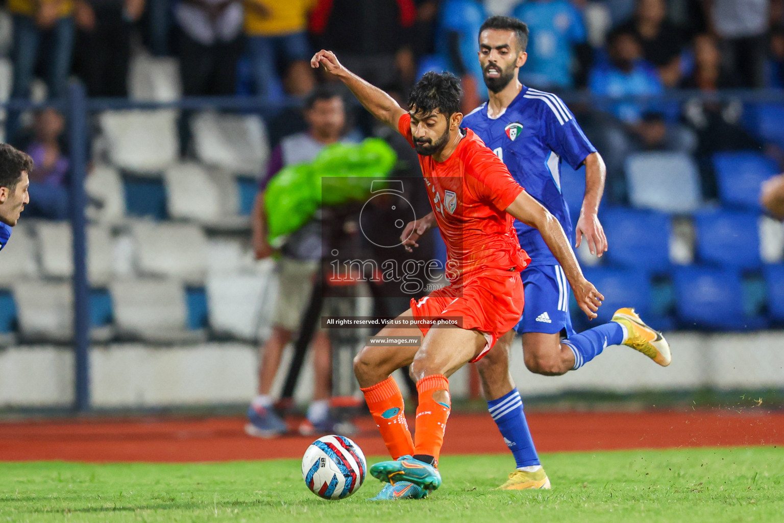 Kuwait vs India in the Final of SAFF Championship 2023 held in Sree Kanteerava Stadium, Bengaluru, India, on Tuesday, 4th July 2023. Photos: Nausham Waheed / images.mv