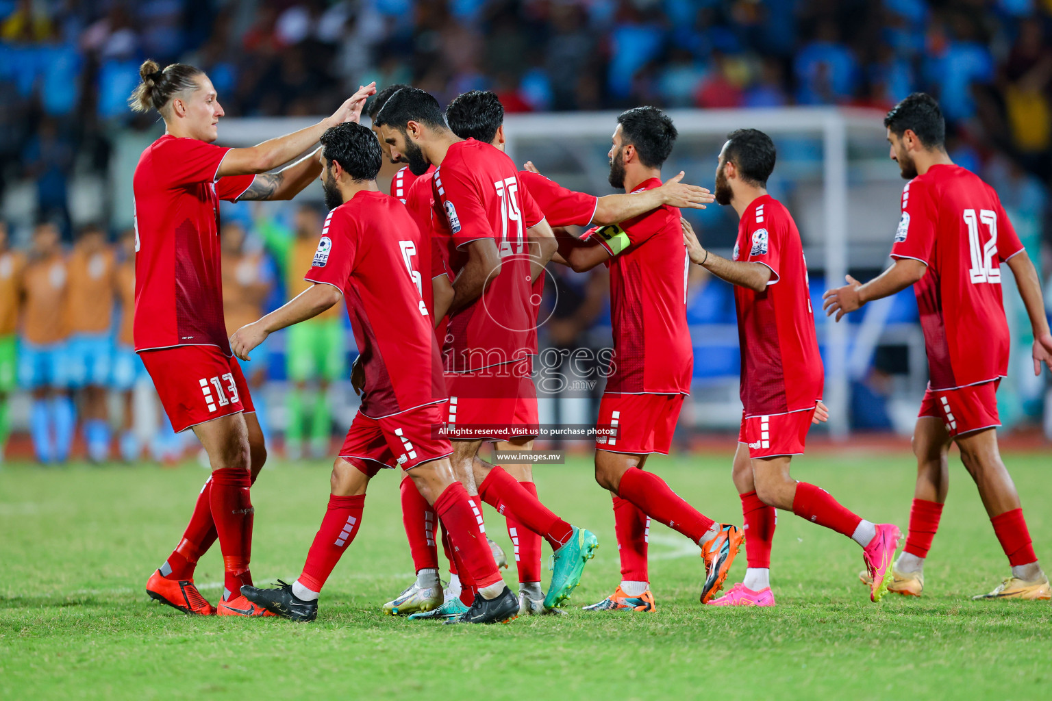 Lebanon vs India in the Semi-final of SAFF Championship 2023 held in Sree Kanteerava Stadium, Bengaluru, India, on Saturday, 1st July 2023. Photos: Nausham Waheed, Hassan Simah / images.mv