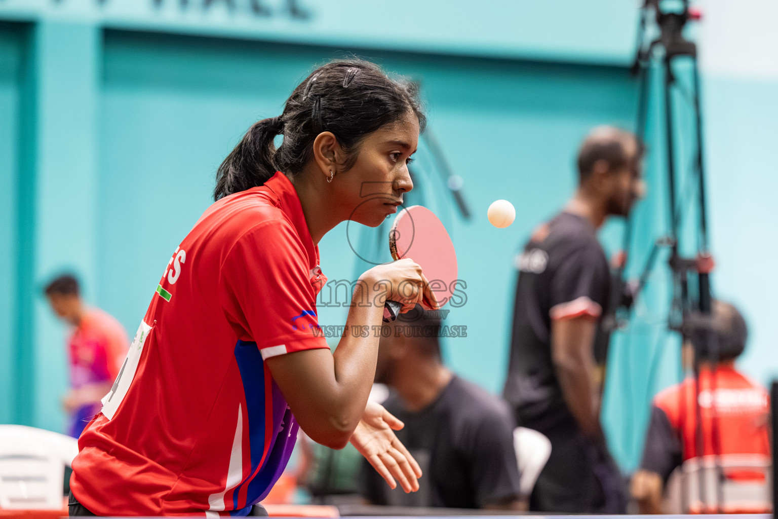 Day 2 of BML 63rd National Table Tennis Tournament 2025 was held on Tuesday, 26th August 2025 in Male' TT Hall, Male', Maldives. Photos: Areef Adam / images.mv