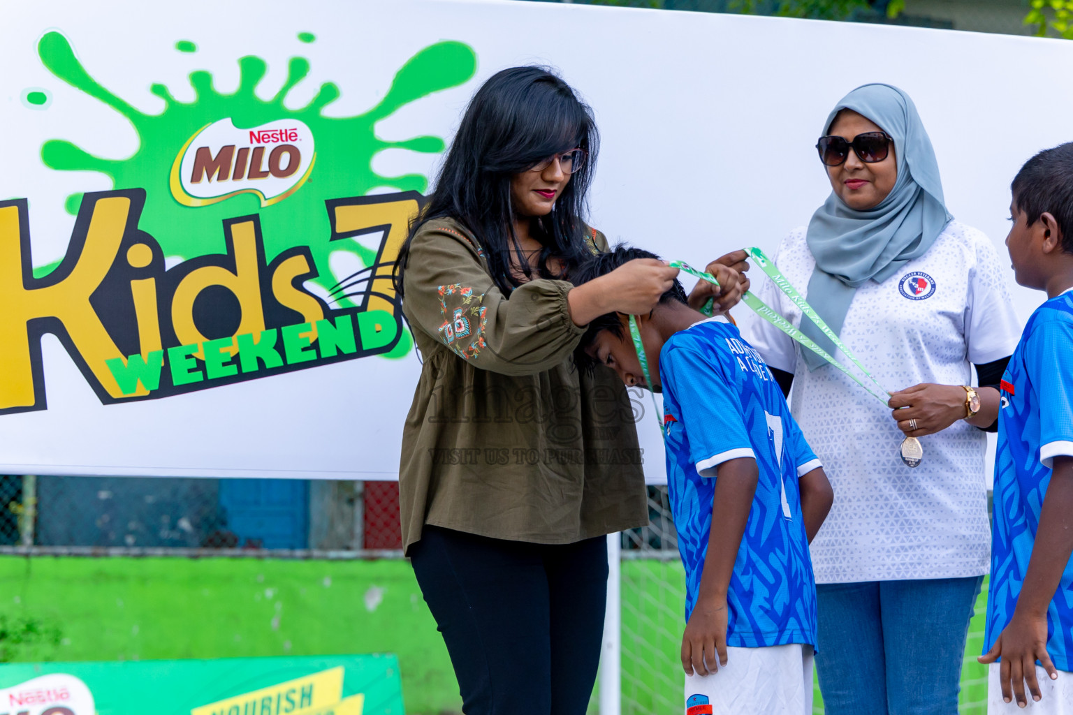 Day 3 MILO Kids 7s Weekend 2024 held in Male, Maldives on Saturday, 19th October 2024. Photos: Nausham Waheed / images.mv