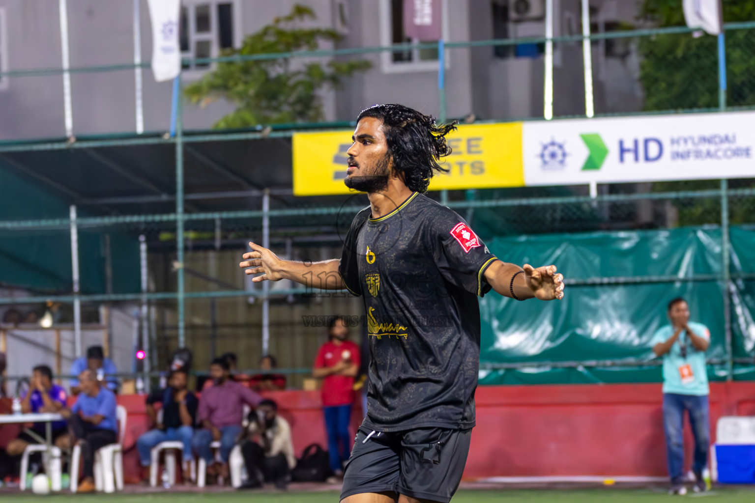 HA Utheemu vs HDh Naivaadhoo in Zone 1 Final on Day 389 of Golden Futsal Challenge 2024 which was held on Saturday, 24th February 2024, in Hulhumale', Maldives Photos: Ismail Thoriq / images.mv