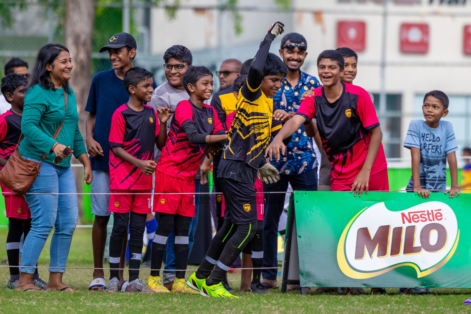 Day 1 of MILO Academy Championship 2024 - U12 was held at Henveiru Grounds in Male', Maldives on Thursday, 4th July 2024. Photos: Shuu Abdul Sattar / images.mv