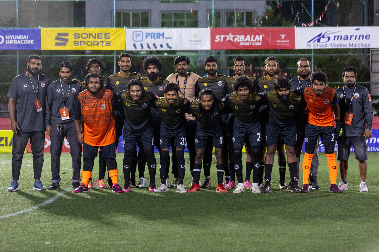 Th Omadhoo vs Th Kinbidhoo in Day 20 of Golden Futsal Challenge 2024 was held on Saturday , 3rd February 2024 in Hulhumale', Maldives Photos: Nausham Waheed / images.mv