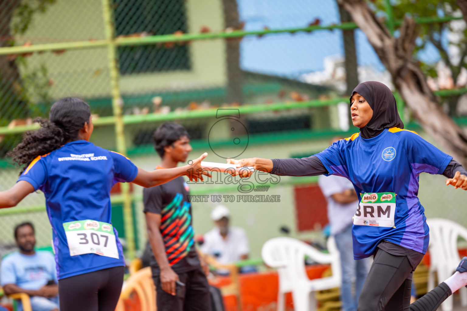 Day 6 of Inter-school Athletics Championship 2025 held in Ekuveni Synthetic Track, Male', Maldives on Sunday, 12th October 2025. Photos by: Ismail Thoriq / Images.mv