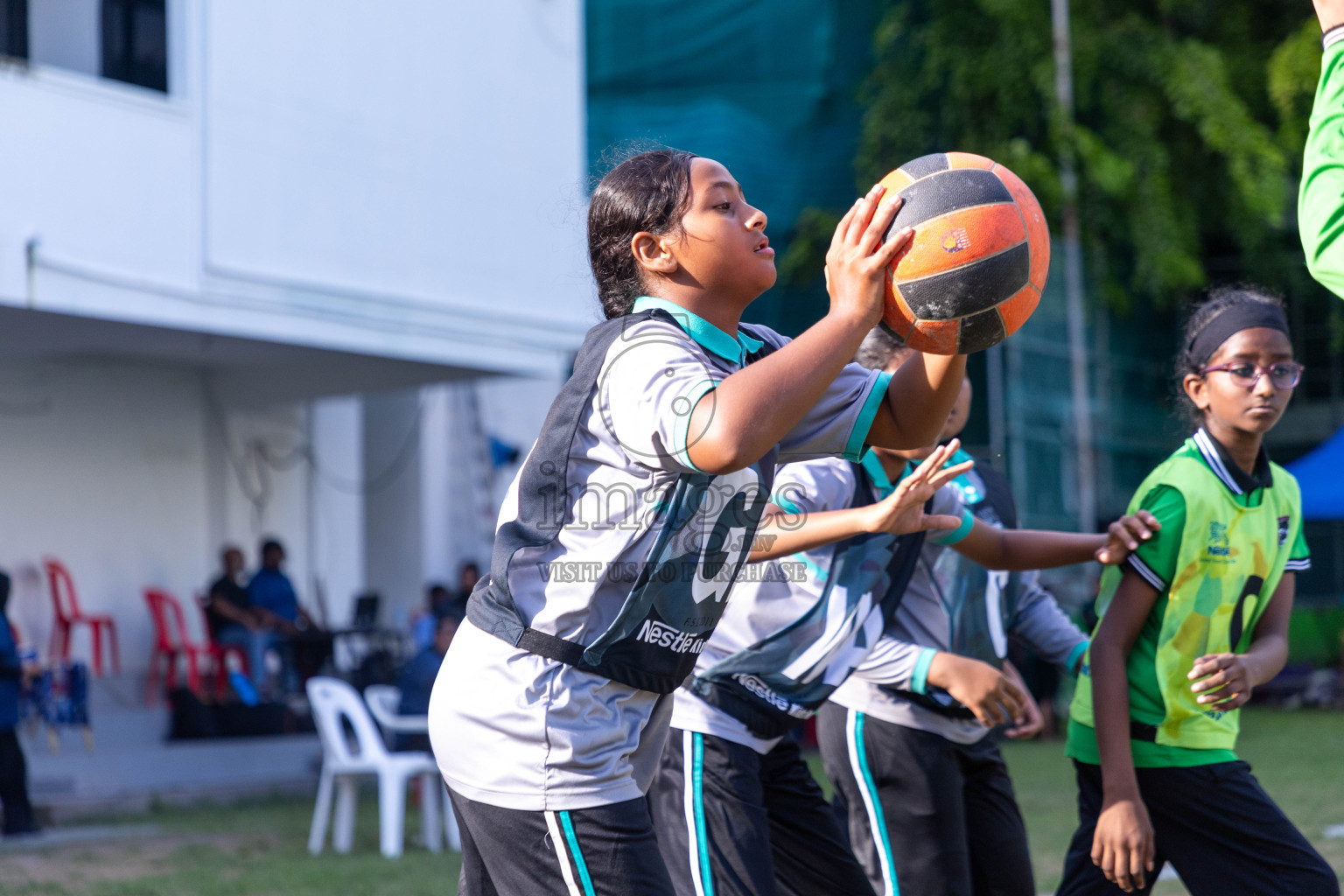 Day 3 of Nestle' Kids Netball Fiesta 2023 held in Henveyru Stadium, Male', Maldives on Saturday, 2nd December 2023. Photos by Nausham Waheed / Images.mv